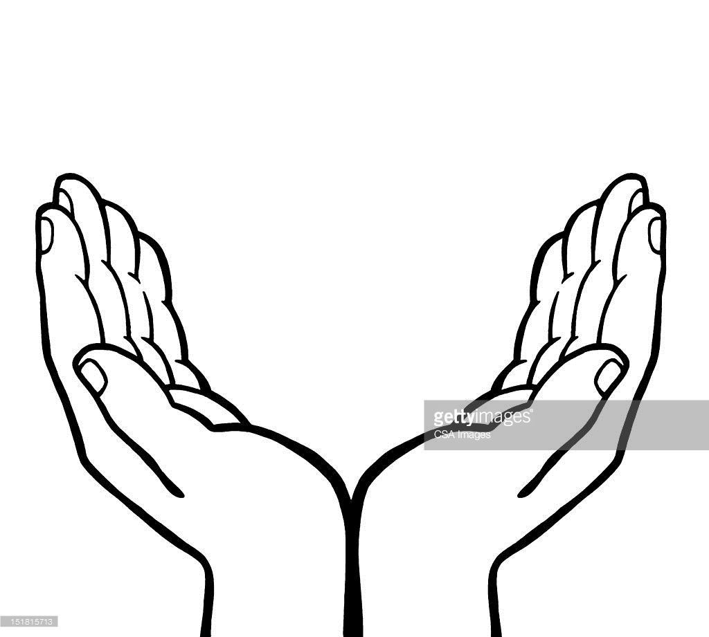 1024x921 Open Hands In Kago Entle Logo How To Draw Hands, Praying
