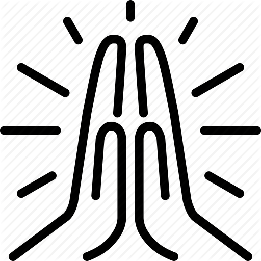 512x512 Pray Vector Prayer Hand Transparent Png Clipart Free Download