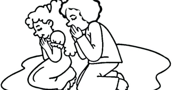 600x315 Praying Hand Clipart Image