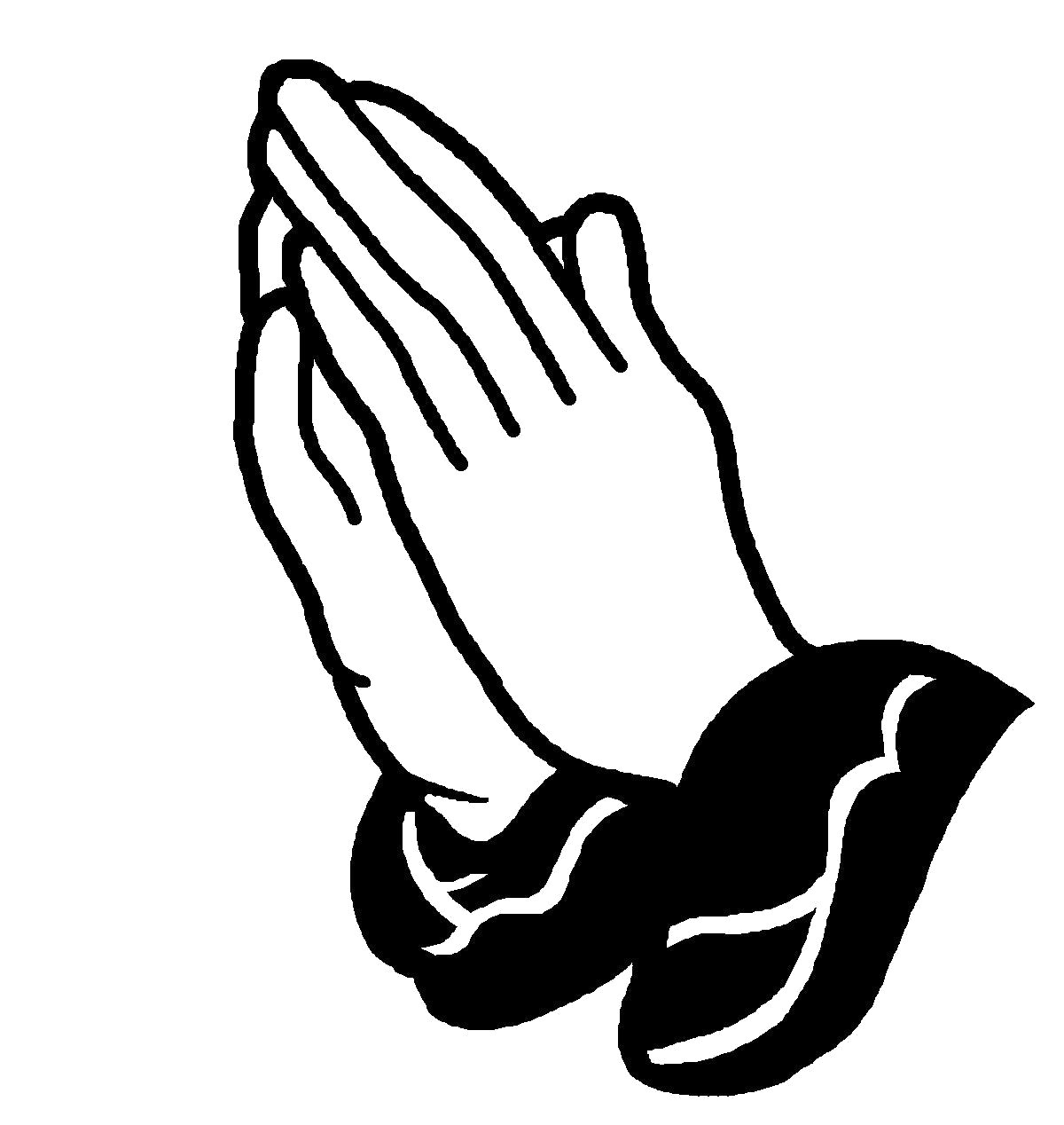 1200x1268 Praying Hands Line Drawing Black