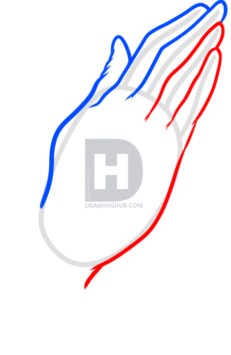 469x720 How To Draw Praying Hands Tattoo, Step
