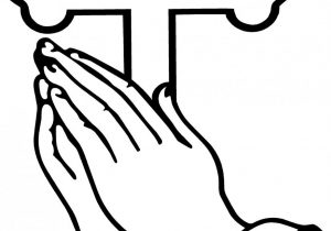 300x210 How To Draw Praying Hands With Cross Step