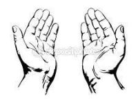 200x150 Praying Hands Outline Elegant Praying Hands Tattoo Ideas