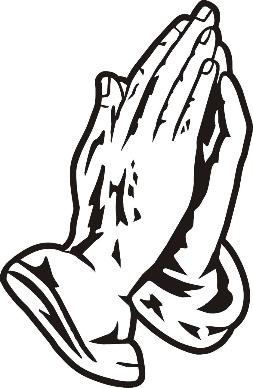 841x1291 Praying Hands With Rosary Finest Funeral Clipart Praying Hand