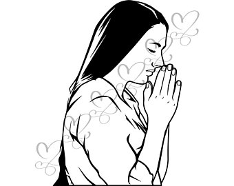 340x270 Praying Woman Etsy