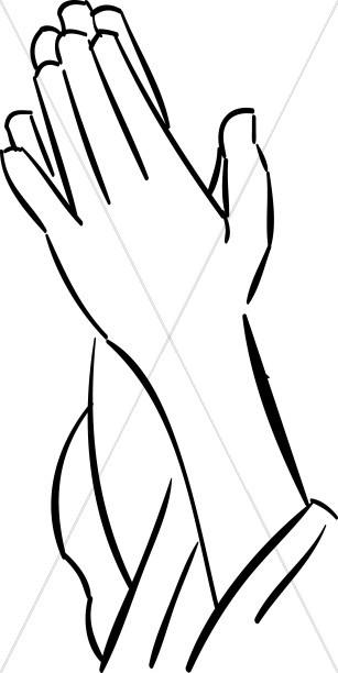 307x612 Clipart Of Praying Woman