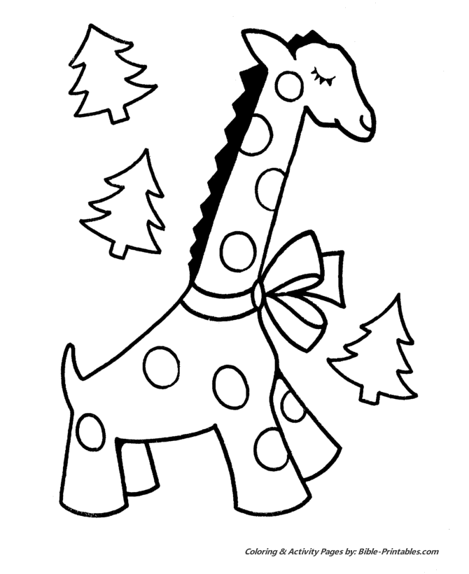 670x820 Easy Pre K Christmas Coloring Pages