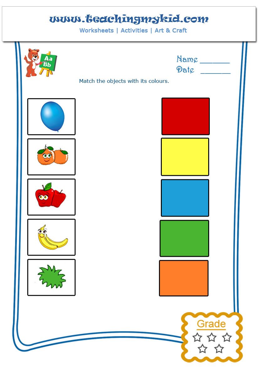 826x1169 Pre K Color Worksheets With Activity Pages For Kindergarten Also