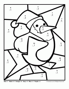 233x300 Free Printable Christmas Math Worksheets Pre K, Grade