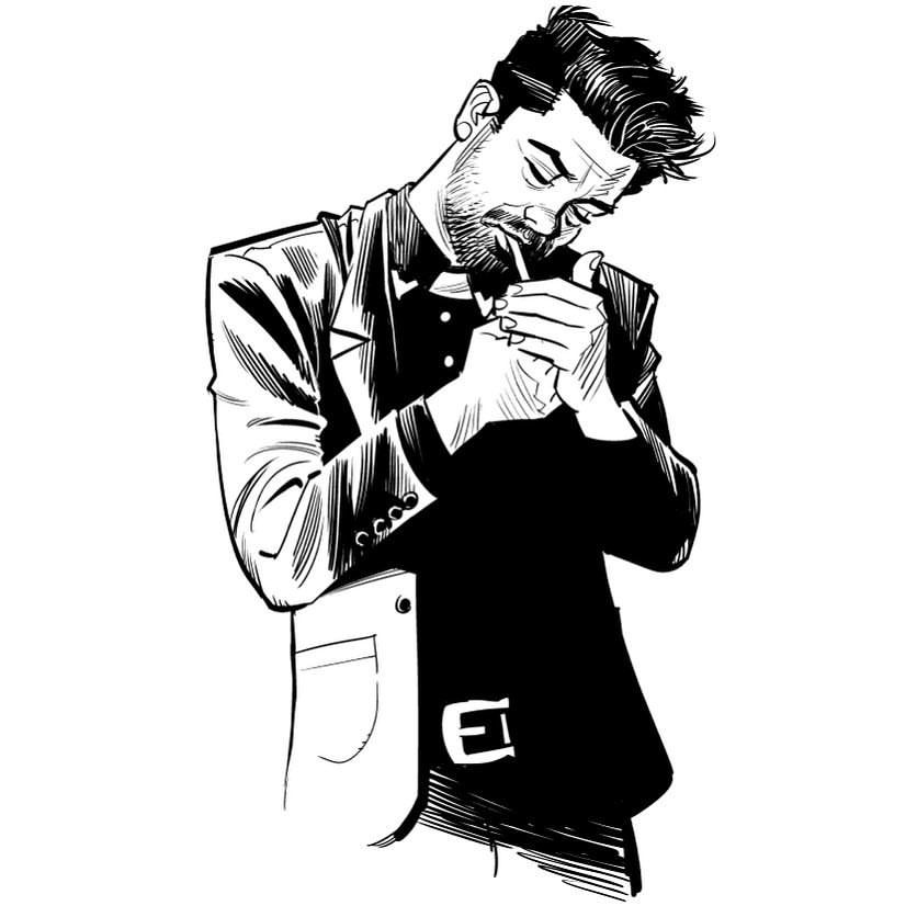 836x836 been watching preacher season while i work, so between pages as