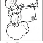 150x150 Precious Moments Coloring Pictures Christmas Pages Fresh Drawings