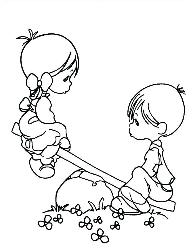 650x862 Free Printable Precious Moments Coloring Pages