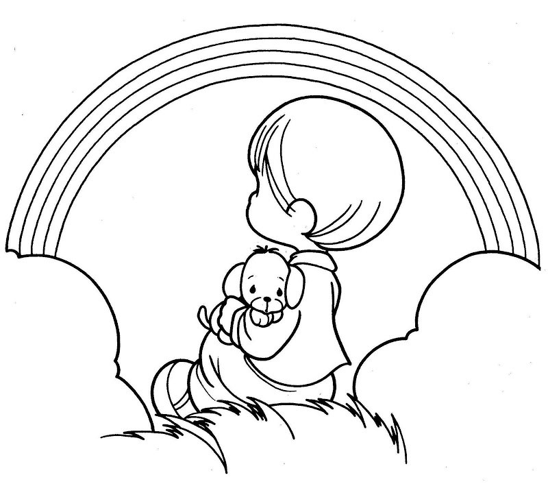 800x706 Precious Moments Coloring Pages Religious Dibujos De Amor Para