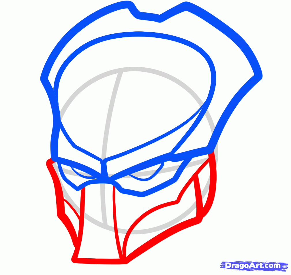 1009x955 How To Draw Predator Easy, Step