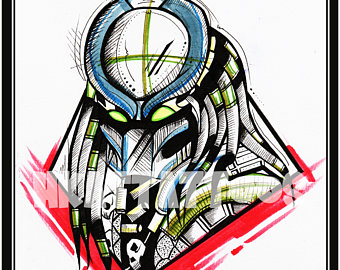 340x270 Predator Art Etsy