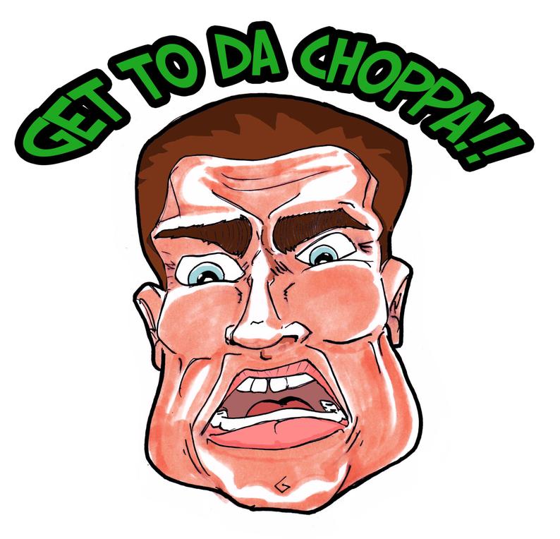 794x764 Get To Da Choppa Sticker Etsy