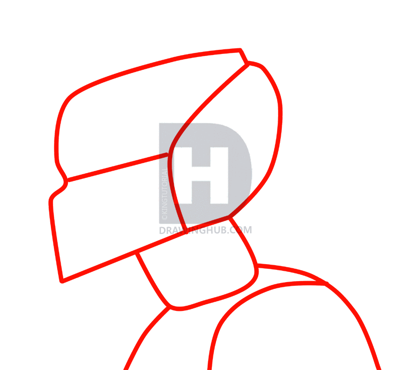 809x720 How To Draw Alien Vs Predator, Step