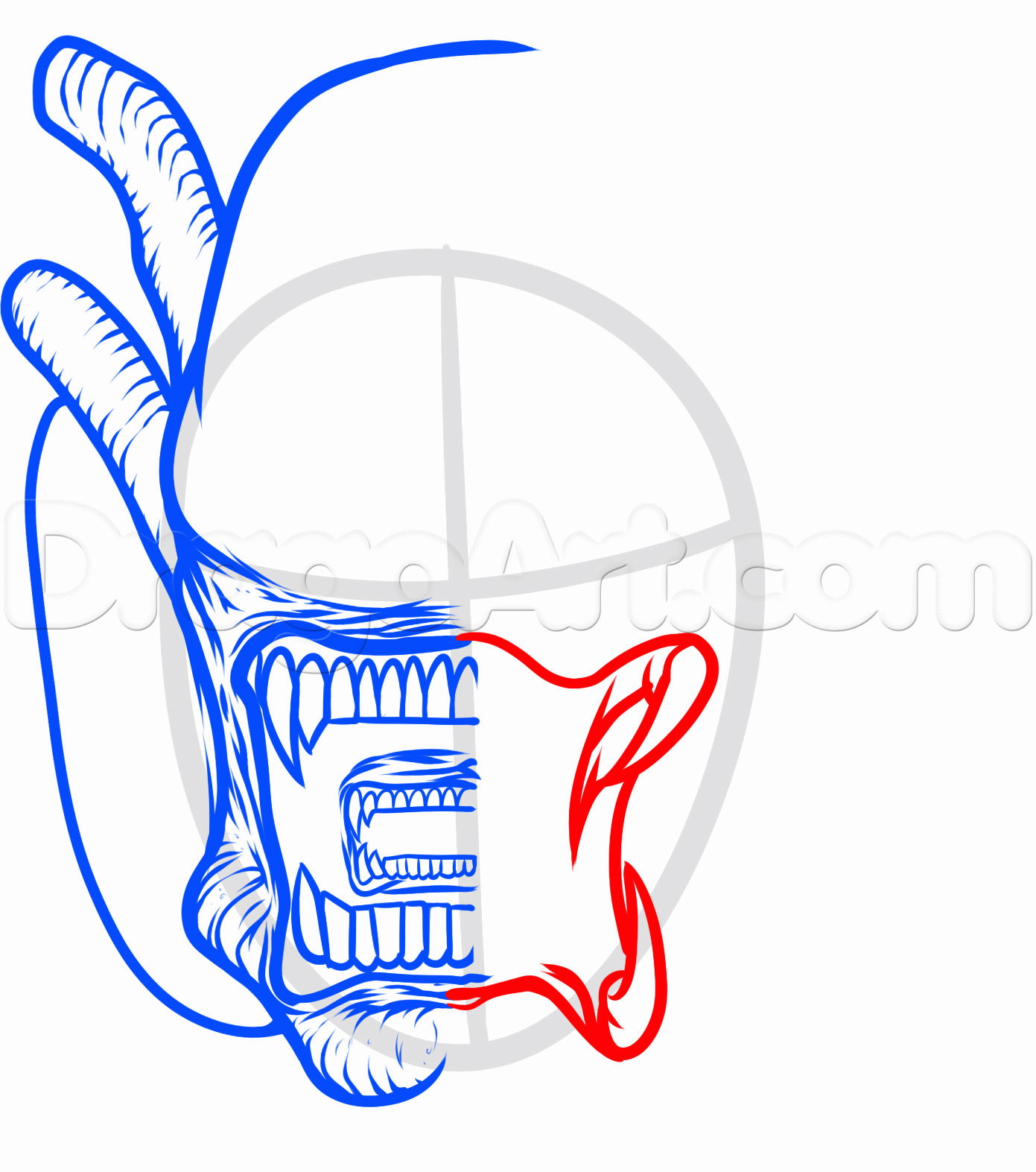 1391x1573 How To Draw Alien Vs Predator, Step
