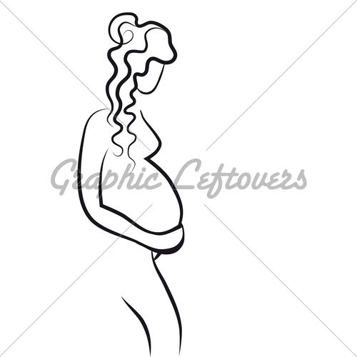 500x500 Pregnant Woman Gl Stock Images