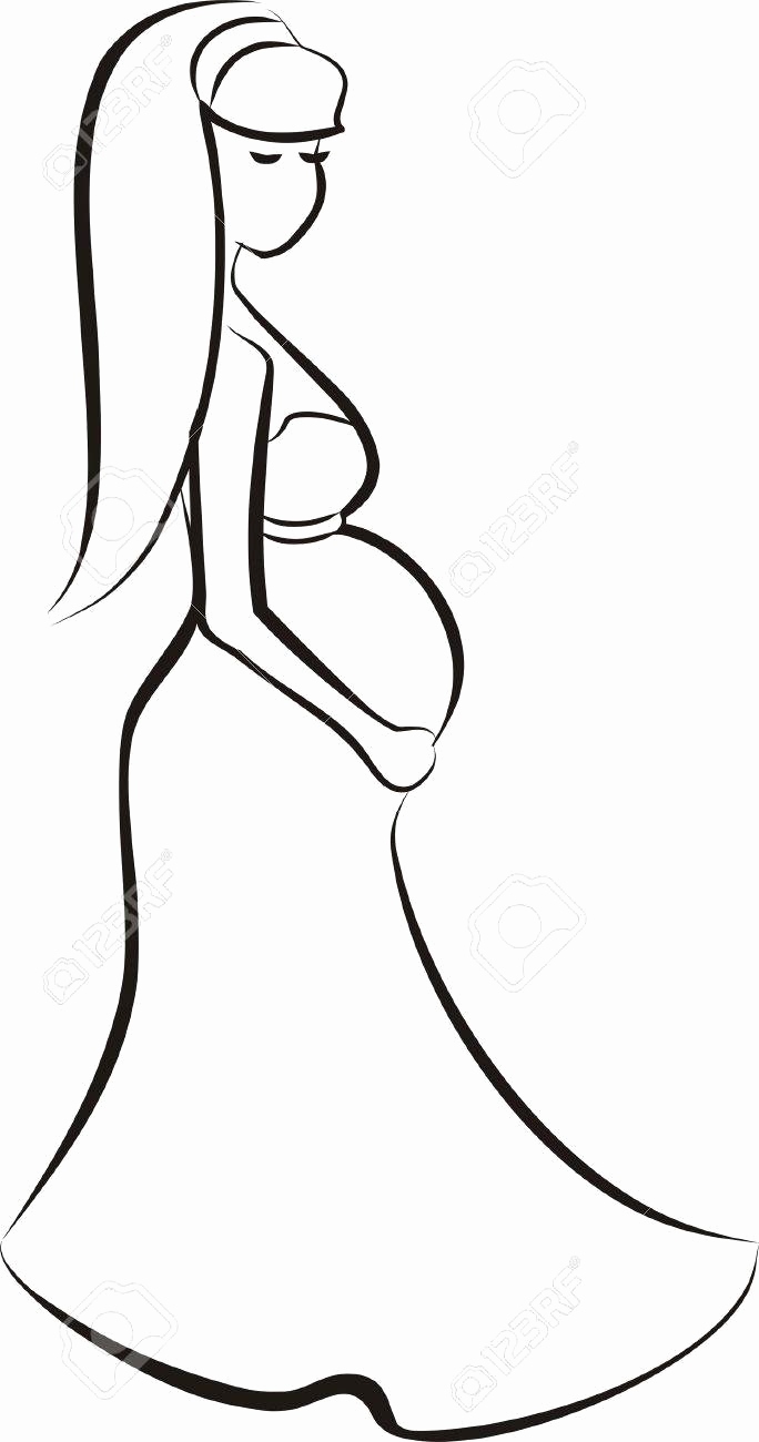 684x1300 Best Of Sketch Of Pregnant Lady
