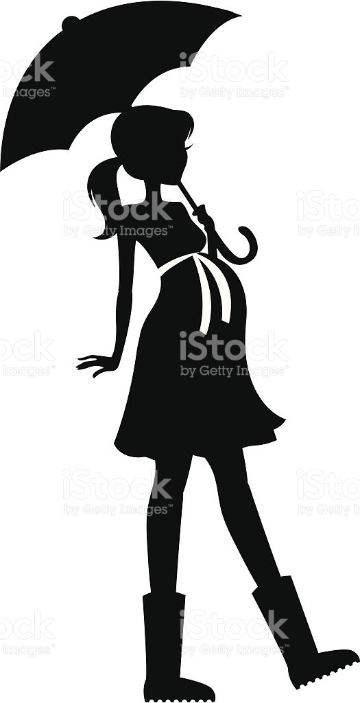 525x1024 Pregnant Lady Silhouette Template