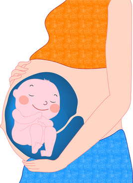 267x368 Cartoon Pictures Of Pregnant Woman Free Vector Download