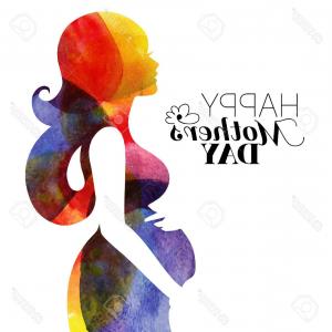 300x300 Hand Drawn Silhouette Of Pregnant Woman Gm Sohadacouri