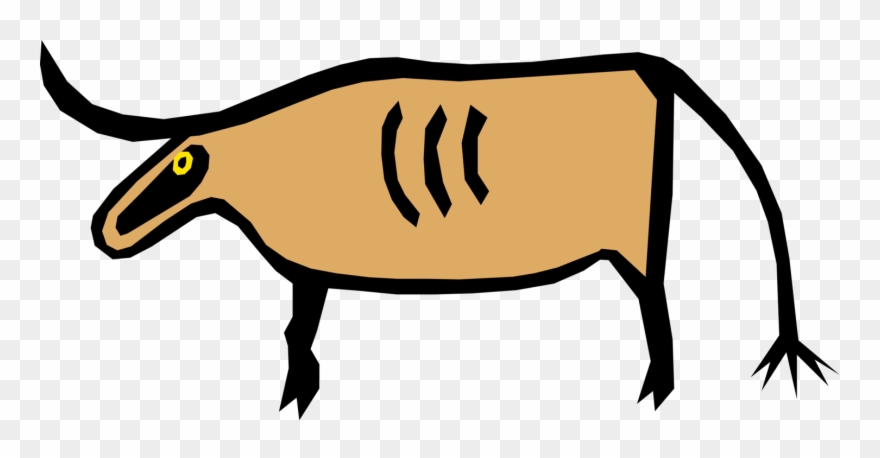 880x458 vector illustration of paleolithic prehistoric cave