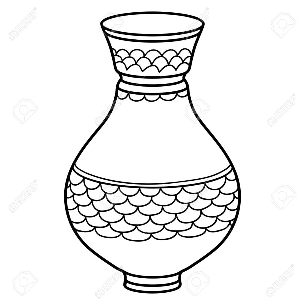 1038x1038 Glass Juice Line Drawn Vector Hand Sketch Isolated Black Coloring