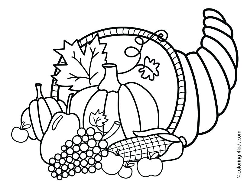 827x609 Thanksgiving Preschool Coloring Pages Children Books Toddler