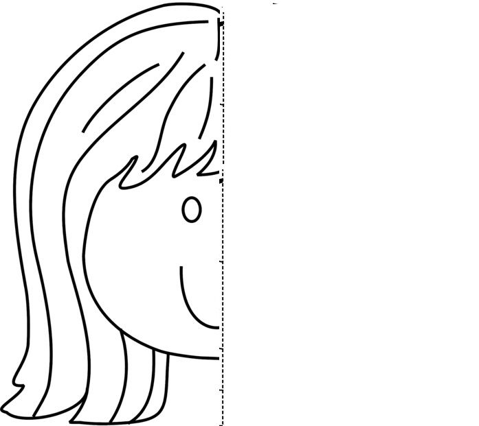 697x621 Face Symmetry Activity Coloring Pages Crafts And Worksheets
