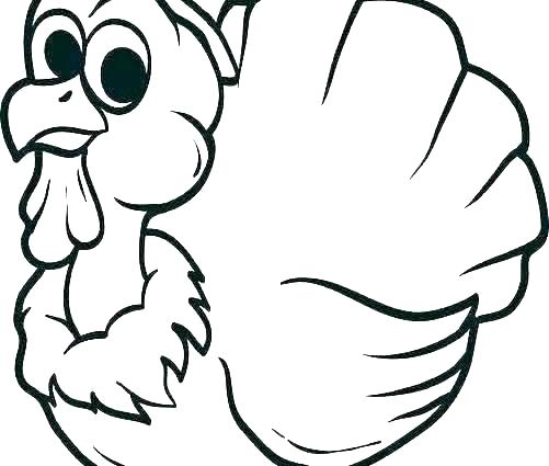 501x425 Turkey Coloring Pages For Preschoolers Palmarosa