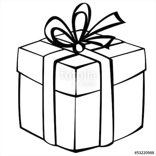 500x500 Gift Box Isolated On White Background Stock Image And Royalty