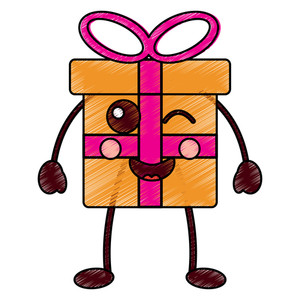300x300 Gift Drawing Royalty Free Vectors