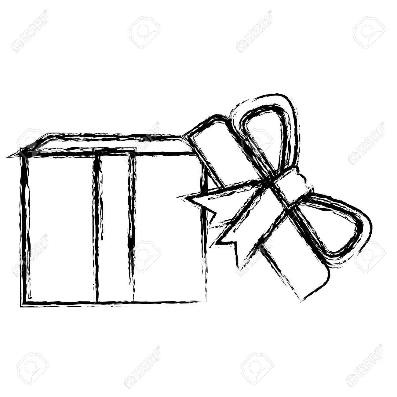 1300x1300 Huge Collection Of 'present Box Drawing' Download More Than