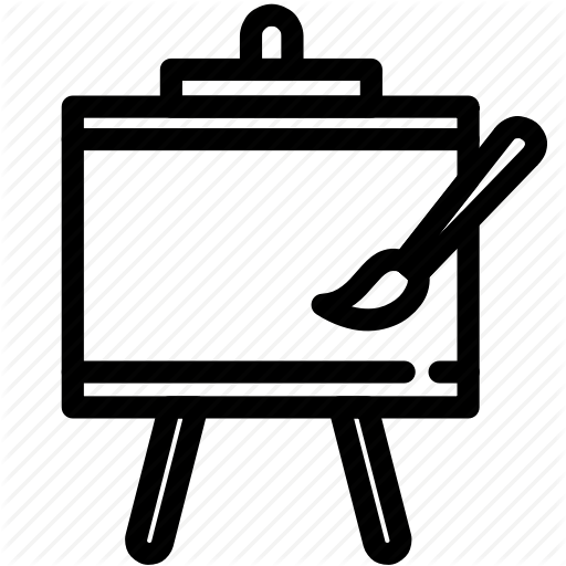 512x512 Art, Canvas, Canvass, Drawing, Paint, Painting, Presentation Icon