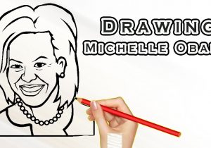 300x210 cartoon drawing of obama cartoon drawing of obama portrait