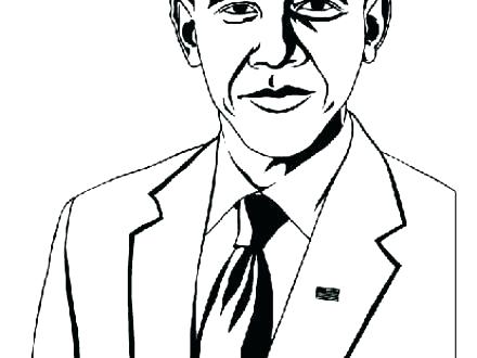 440x330 President Obama Coloring Pages Free Barack Us