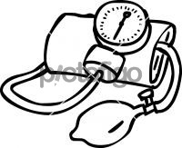 200x163 hand drawn icon from pictofigo for blood pressure