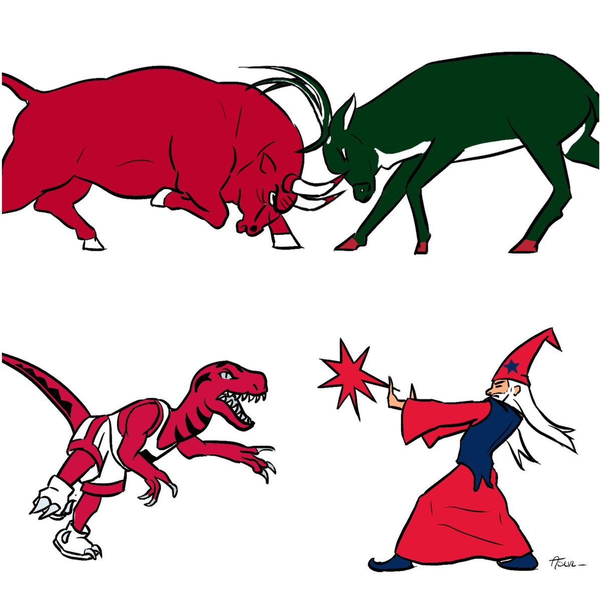 1200x1200 These Drawings Of The Round Of The Nba Playoffs Are Pretty