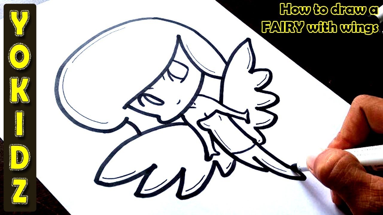 1280x720 How To Draw A Fairy With Wings