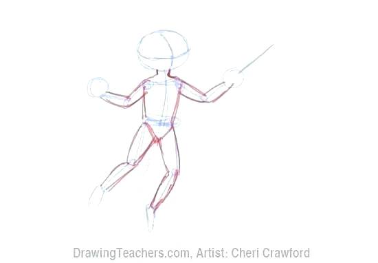 550x382 How To Draw A Fairy Easy