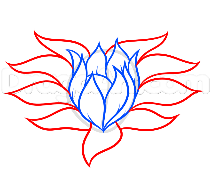 871x703 Drawing A Pretty Flower Easy, Step