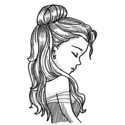 250x250 Drawing Of A Girl Face Easy Step