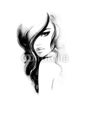 308x400 Makeup Fashion Illustration Beautiful Woman Face Buy Photos