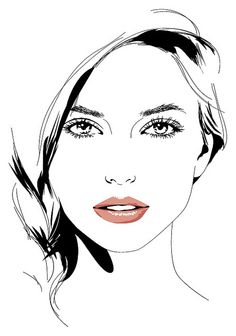 236x336 Beautiful Face Clipart