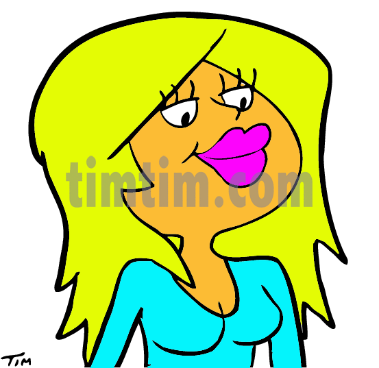 553x537 Free Drawing Of A Pretty Lady From The Category Beauty Fashion