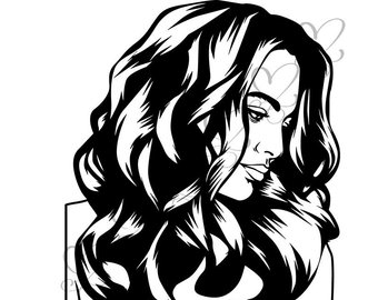 340x270 Pretty Women Drawing Etsy