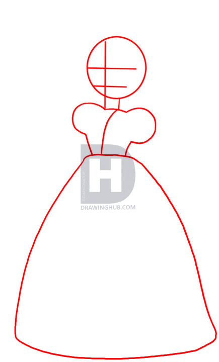 435x720 How To Draw Princess Daisy, Step