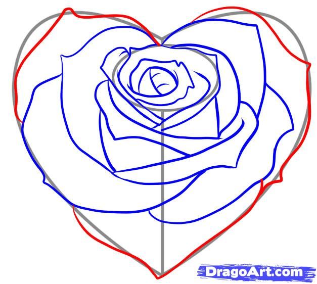 627x562 How To Draw A Pretty Heart Step